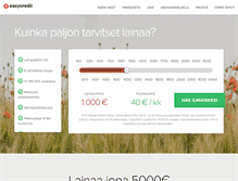 Tablet Screenshot of easycredit.fi