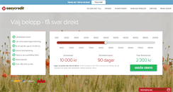 Desktop Screenshot of easycredit.se
