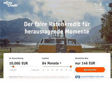 Tablet Screenshot of easycredit.de